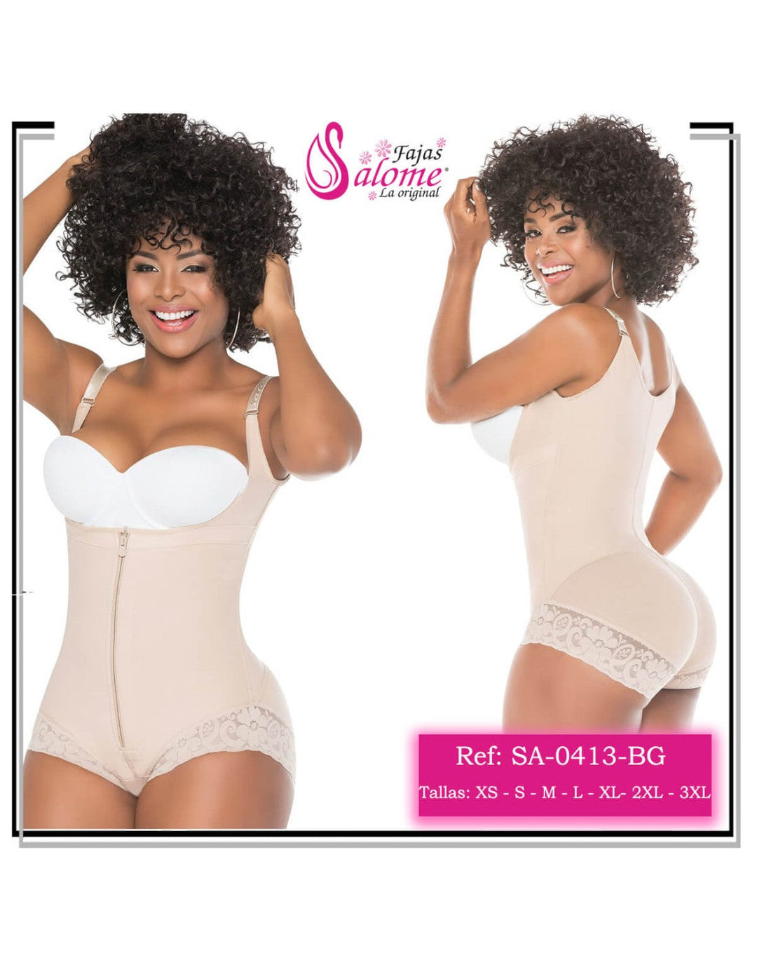 Faja salomé colombiana body cachetero postparto 0413