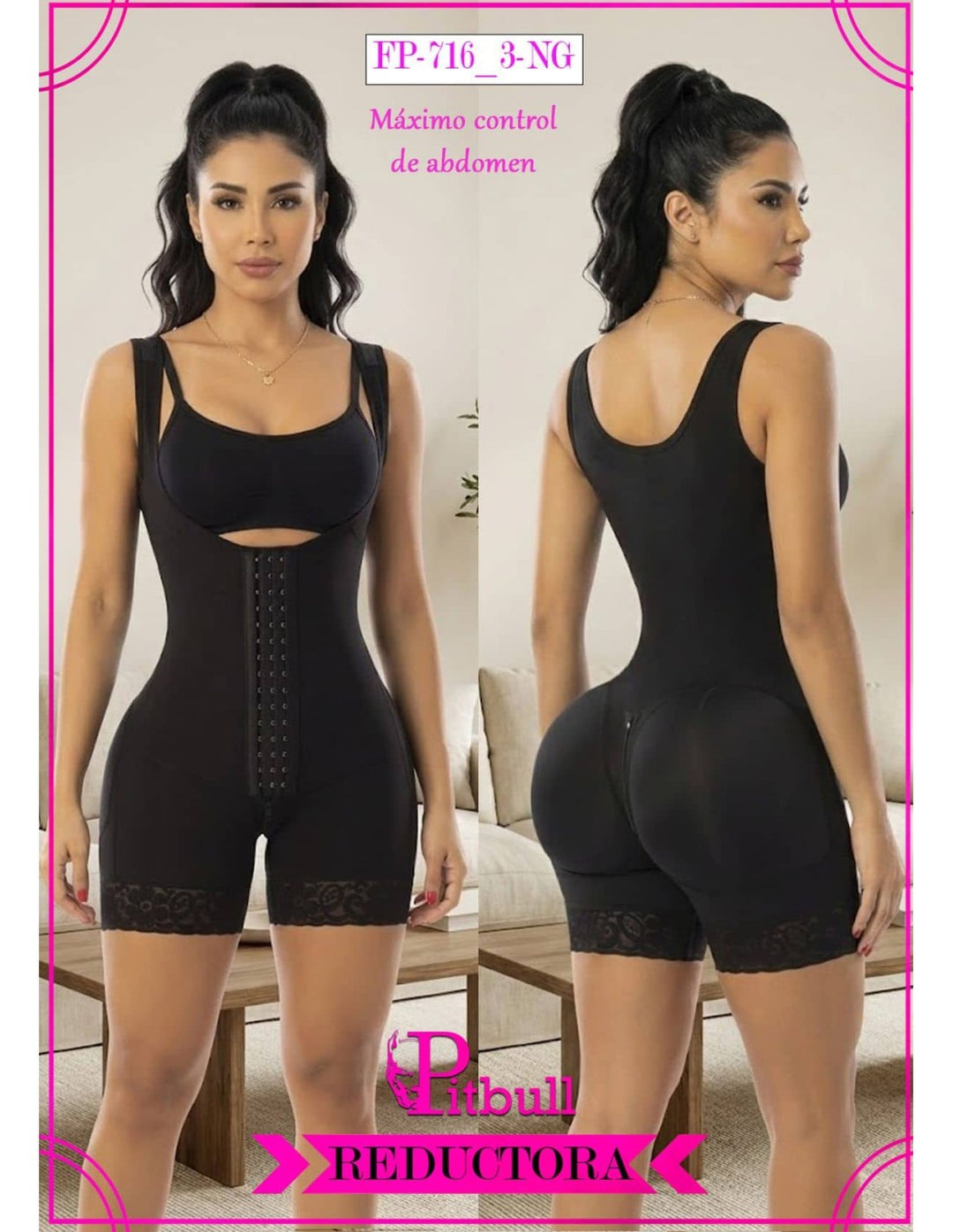 Faja Reductora con Cierre Perineal Pitbull FP716-3