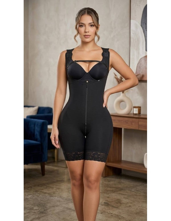FAJA SENOS LIBRES DE MEDIA PIERNA CON COMPRESION INVISIBLE PITBULL – SMI7090