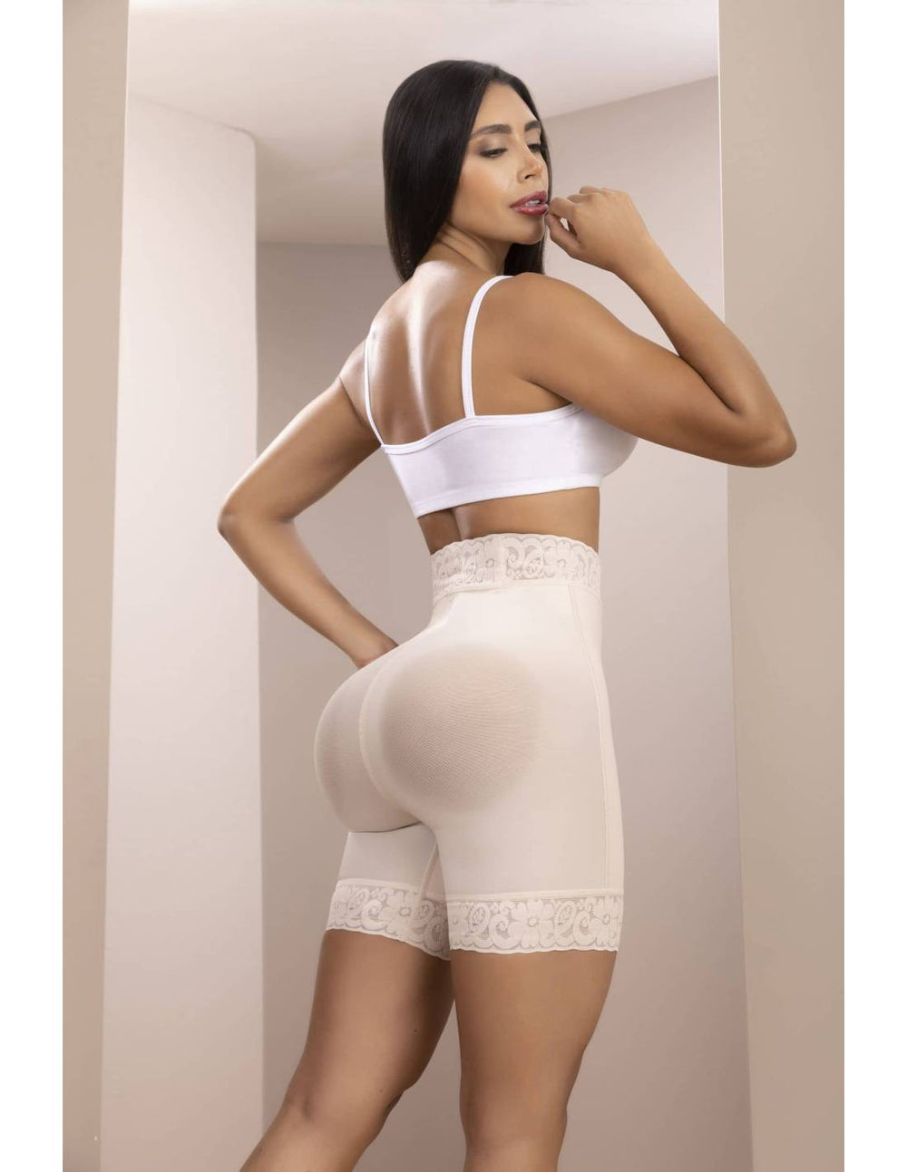 Faja short efecto invisible no se nota bajo la ropa marca pitbull fpi861 - xs / beige