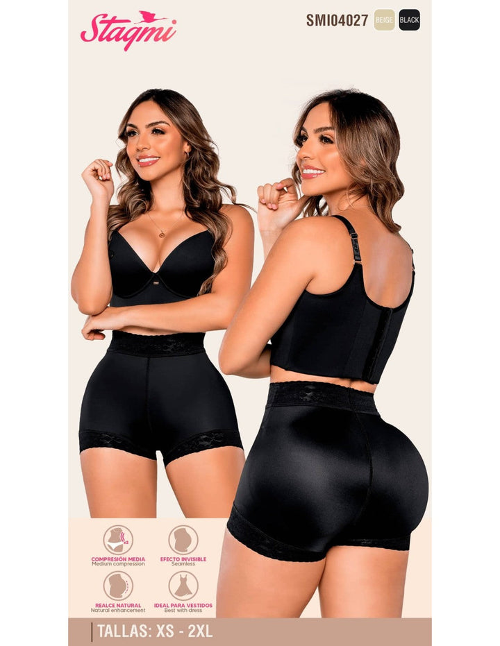 Faja short levanta glúteos efecto invisible stagmi – smi04027