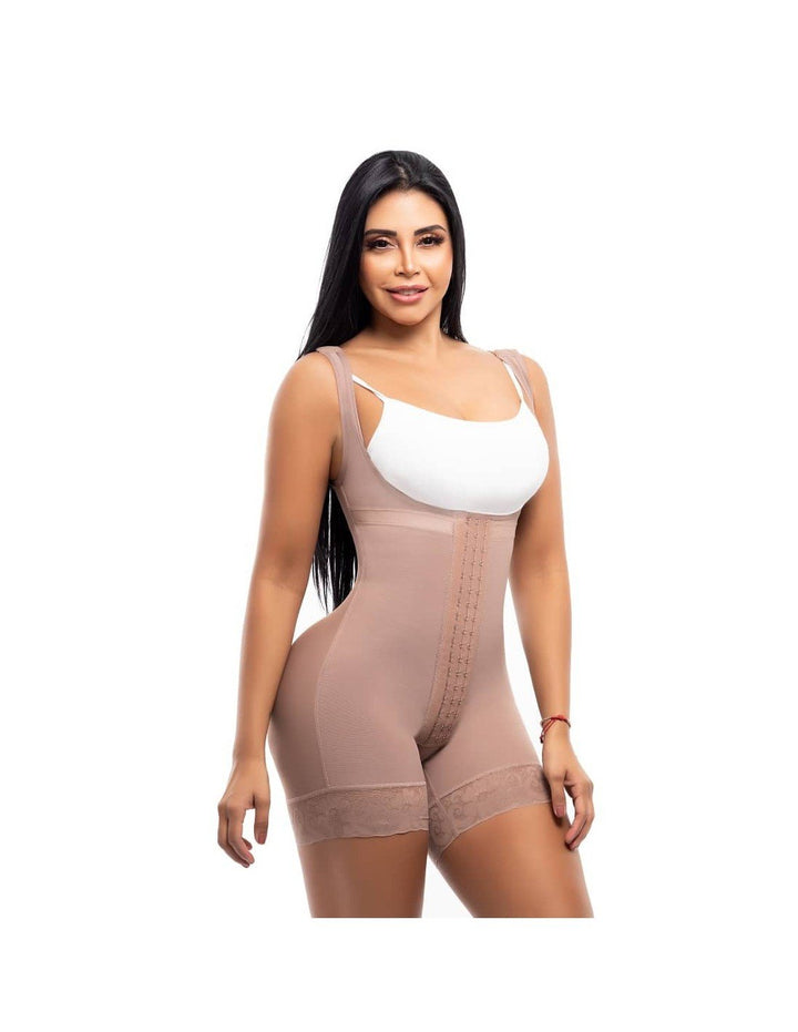 Faja moldeadora pitbull fp0233_2 - marron / 2xl