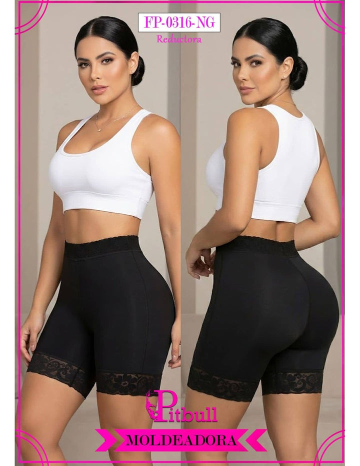 SHORT MOLDEADOR INVISIBLE PITBULL CONTROL ABDOMINAL LEVANTA GLÚTEOS FP0316