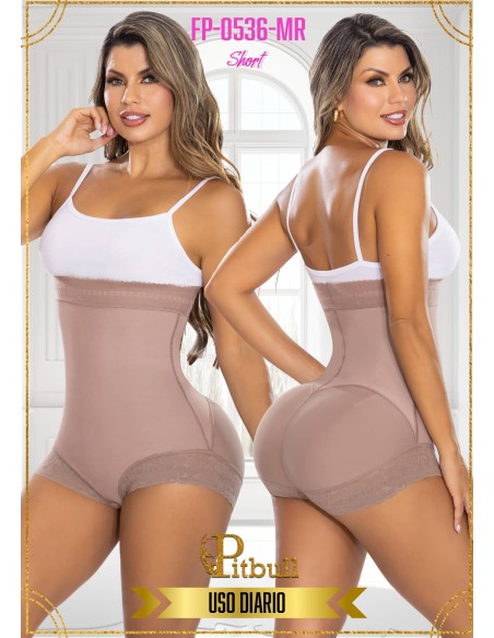 FAJA COLOMBIANA REDUCTORA PITBULL SHORT MOLDEADORA DE USO DIARIO FP0536
