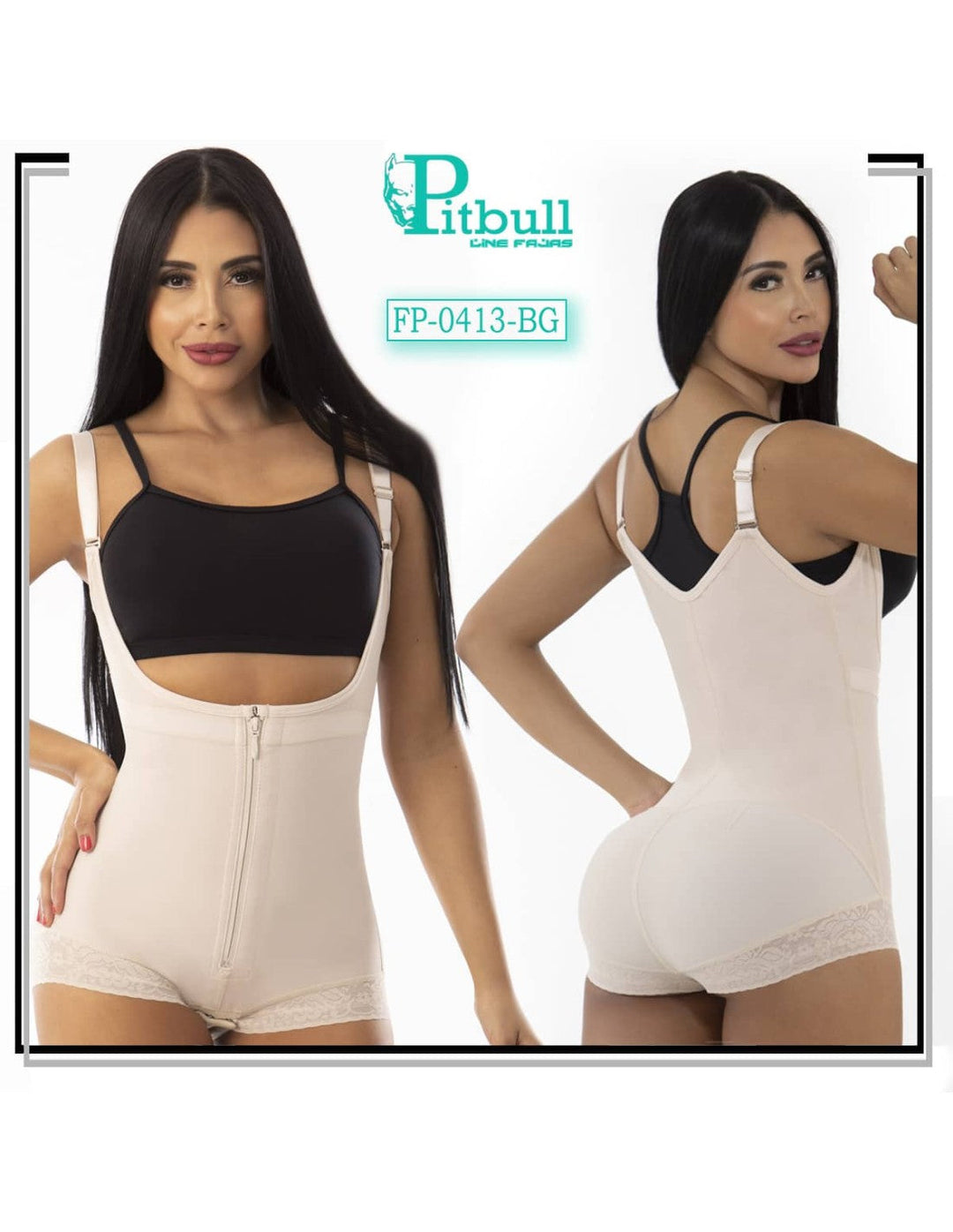 Faja short moldeadora post quirurgica parto levantacola fp0413 - fajas reductoras