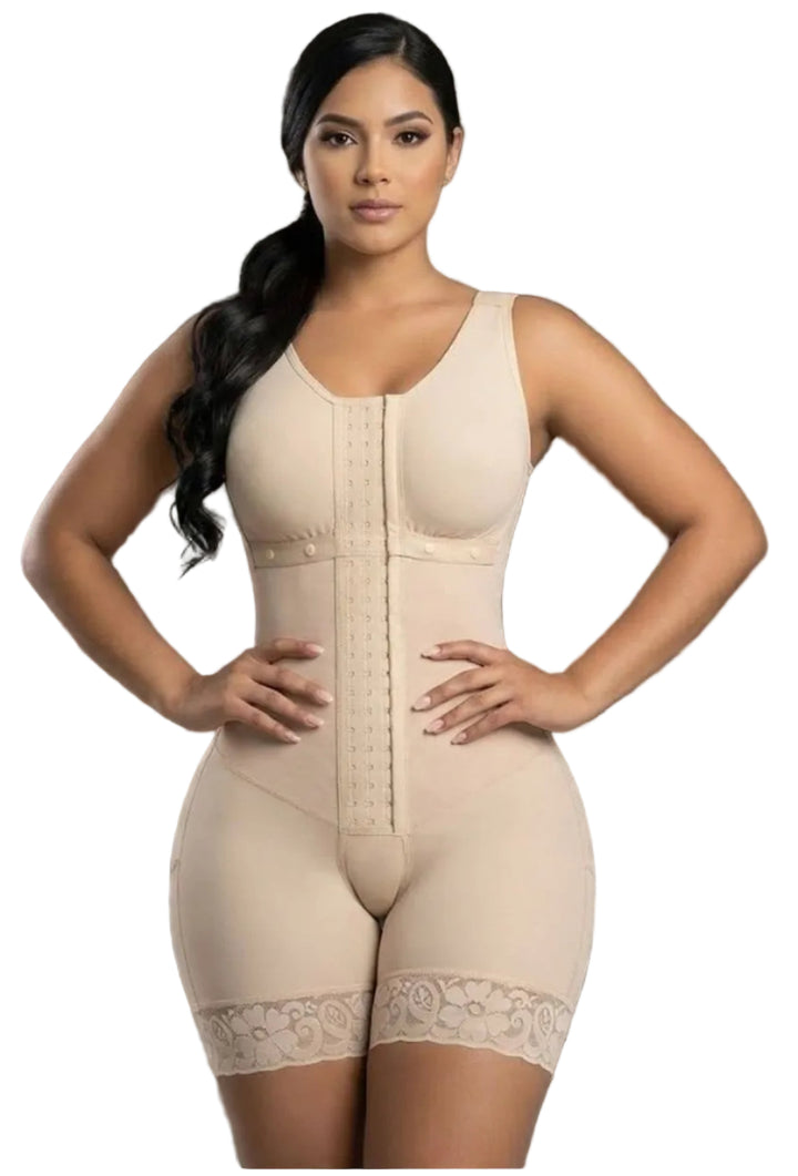 Cinta de lipoescultura com soutien Pitbull FP0523-2