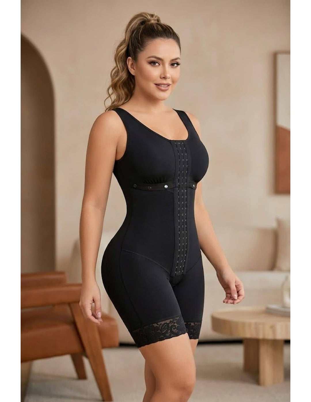 Faja Lipoescultura Post Quirurgica o Parto con Brasier Pitbull FP0523-2