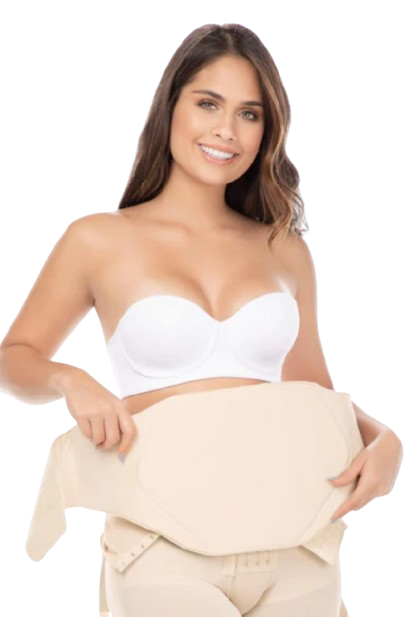 Fajon tabla antifibrosis post quirúrgico af100 - talla unica / beige