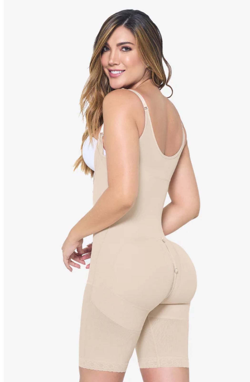 FAJA COLOMBIANA MARIA E MEDIA PIERNA CON TIRAS AJUSTABLES POSTQUIRURGICA 019-9182