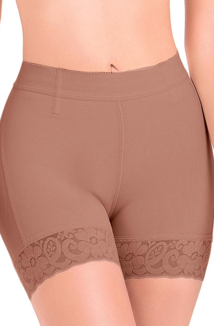 Cinta modeladora curta com elástico para realçar e levantar o rabo 019-FU101
