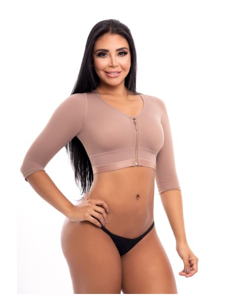 Mangas pitbull con cierre frontal postquirurgicas fp705 - fajas reductoras