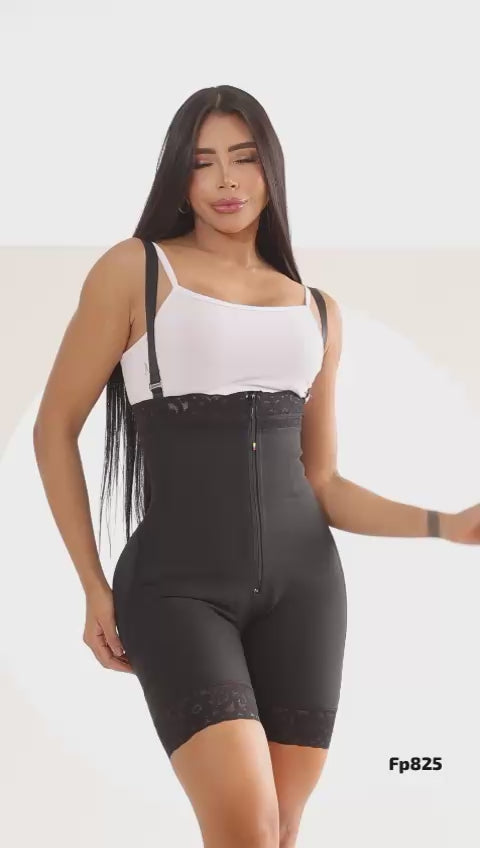 Cinta modeladora de látex colombiana com fecho perineal, pós-cirúrgica, pós-parto, academia