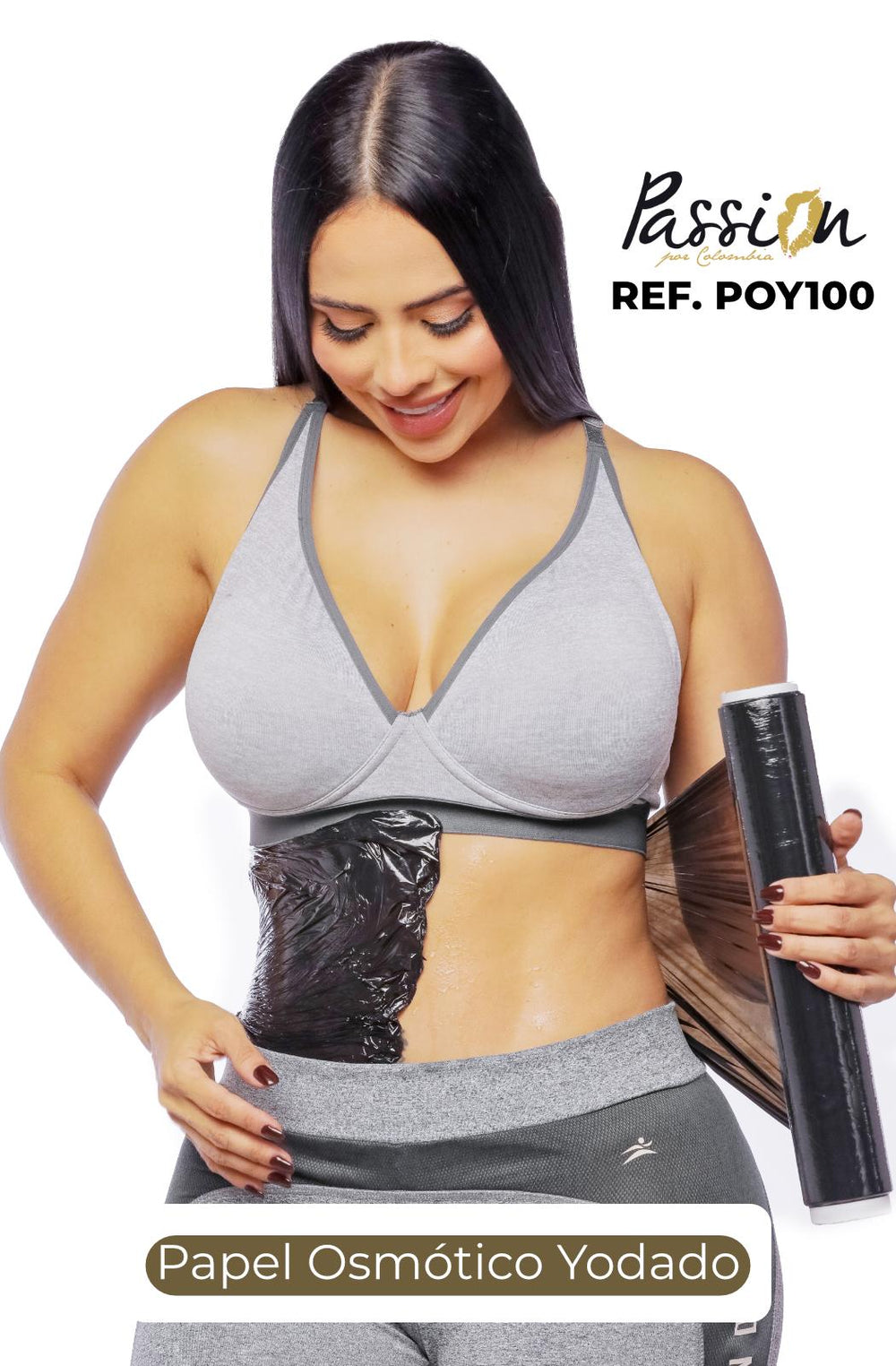 Rollo yodado osmótico * 100 metros - unica / negro