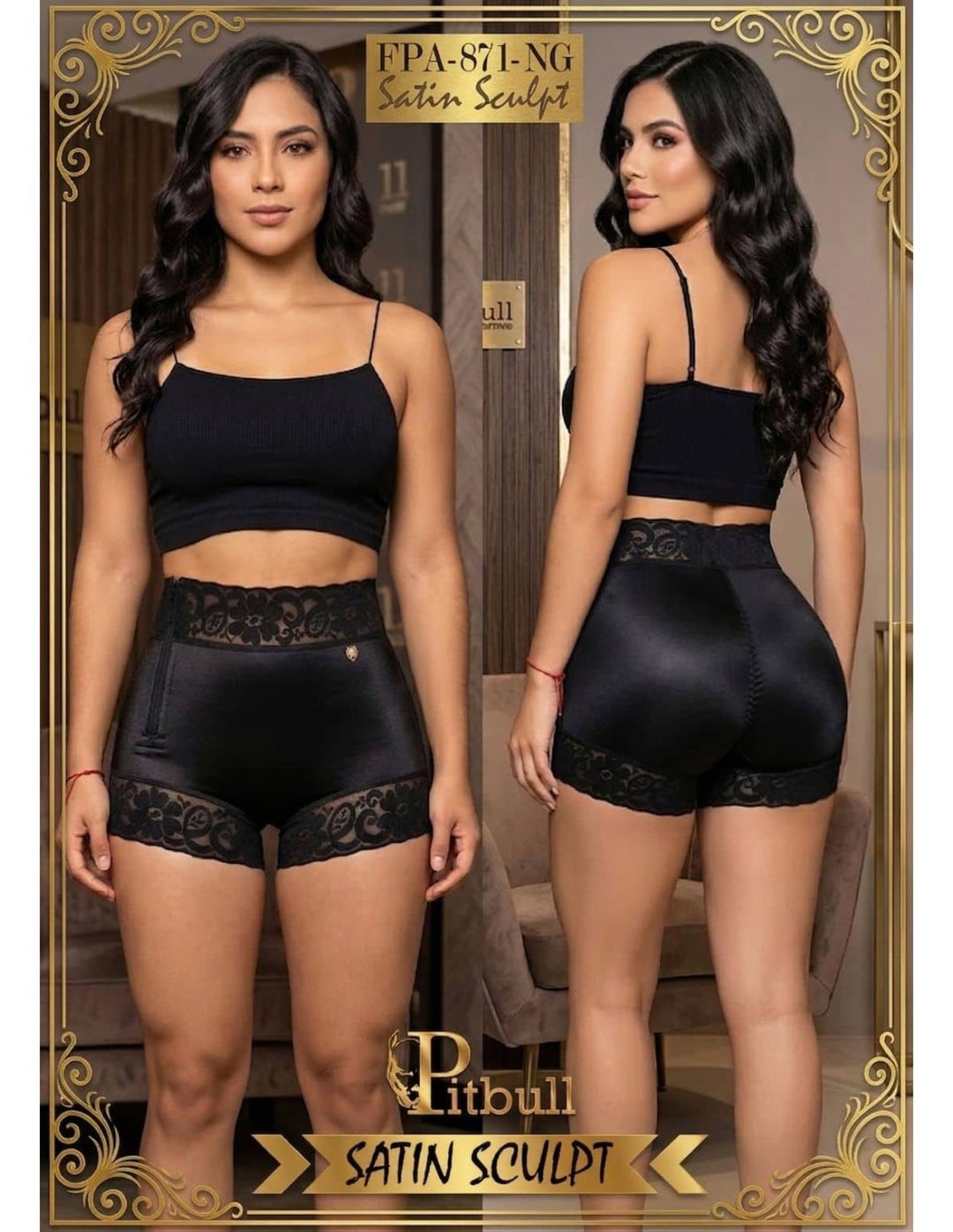 SHORT FAJA PITBULL ULTRA LIFT EFECTO MOLDEADOR Y REALCE DE GLUTEOS FPA871