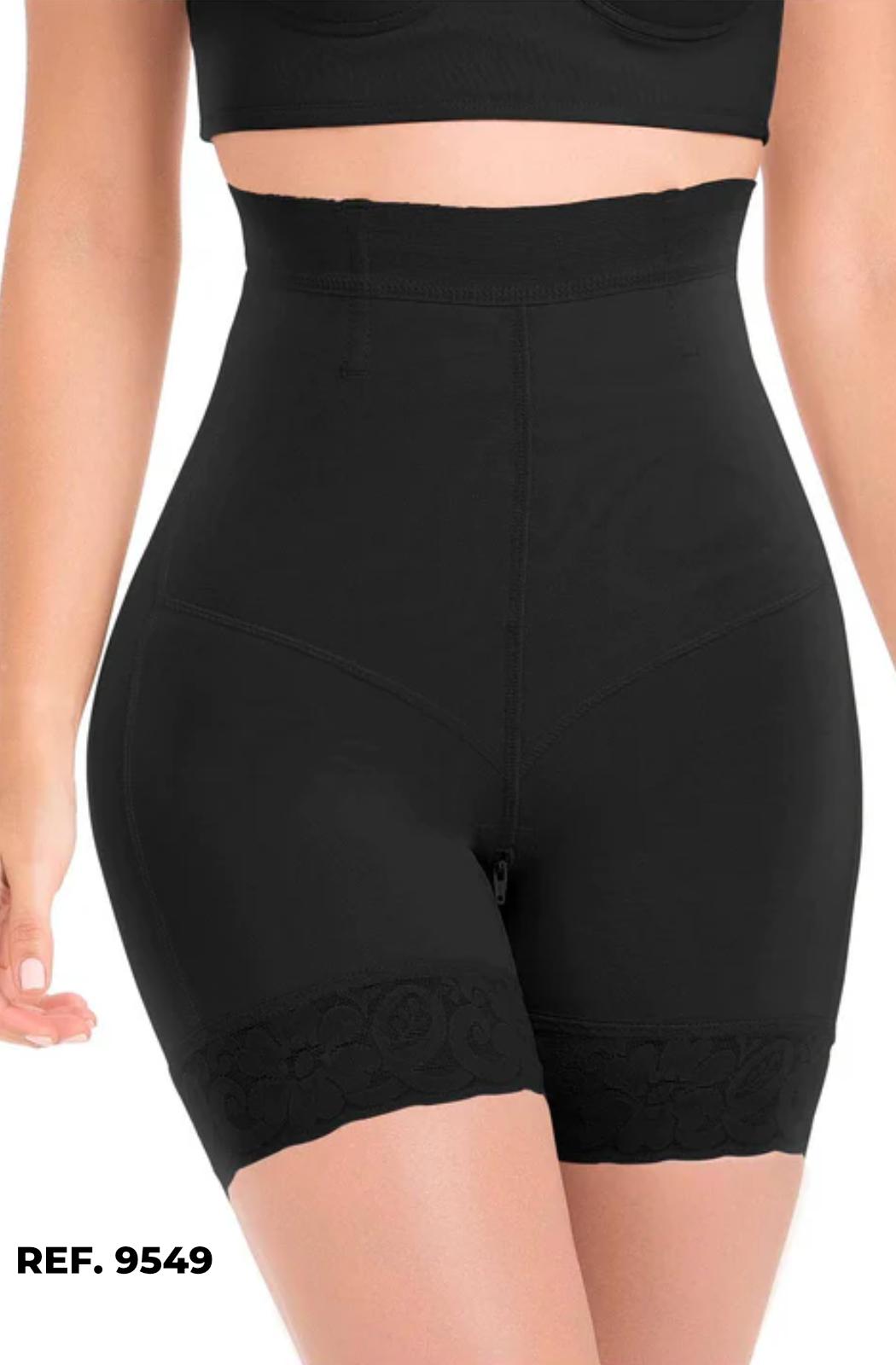 Short levanta cola talle alto con control de abdomen - xs / negro