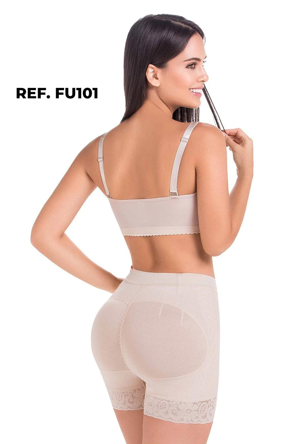 Short moldeador con realce de cadera