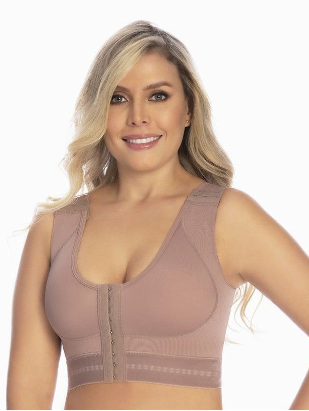 Sosten brasier postquirúrgico fajate de uso diario multifuncional - 32 / café