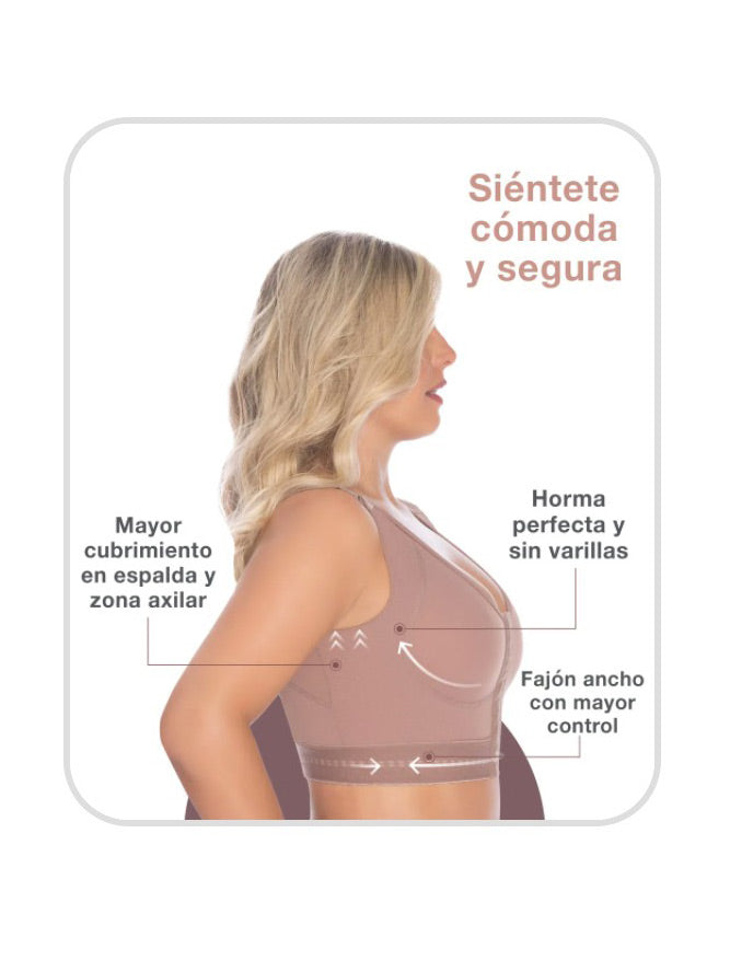 SUJETADOR FAJATE BRASIER POST CIRUGIA DE USO DIARIO POSTURA OPTIMA