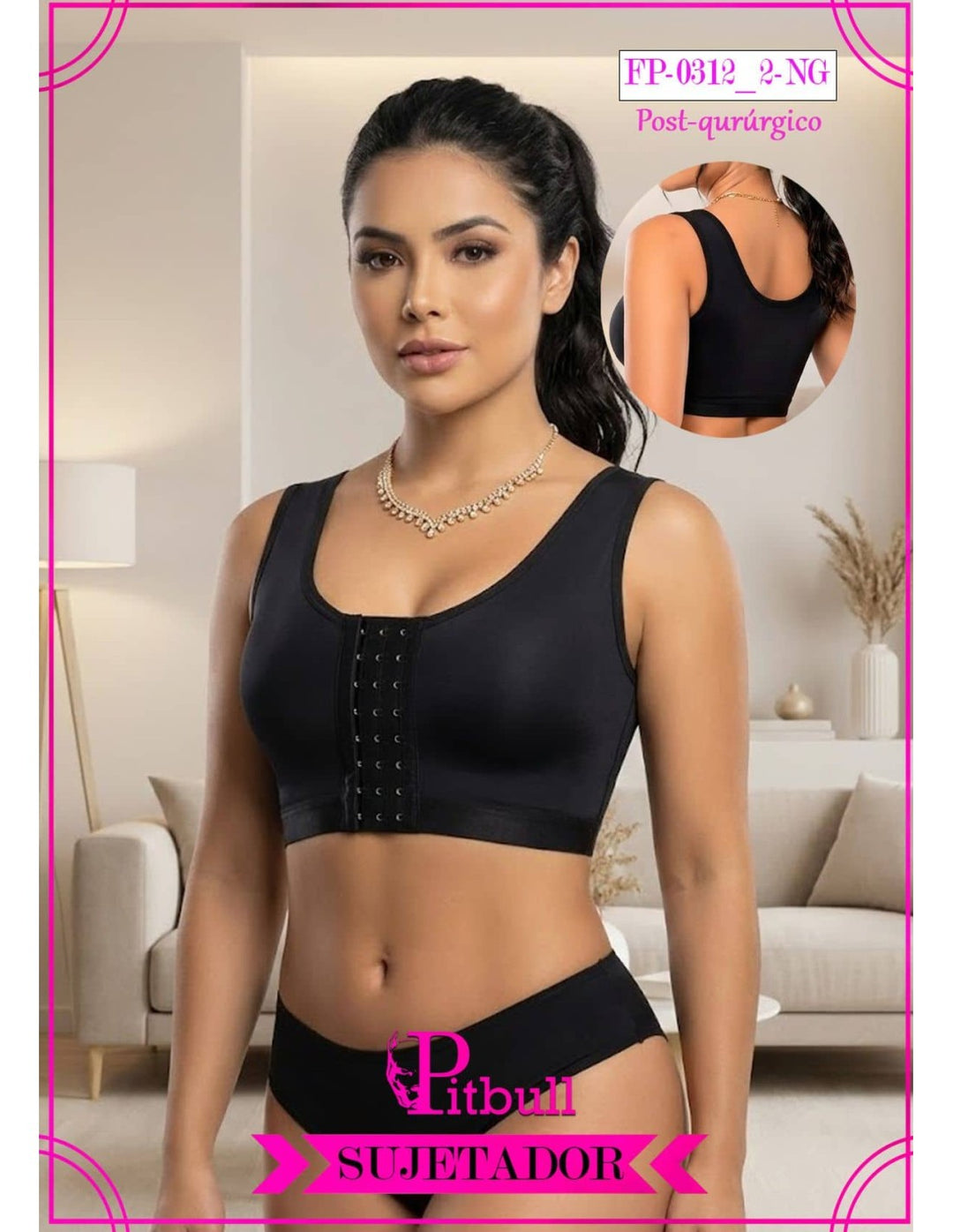 Brasier Sosten Postquirurgico Pitbull FP0312