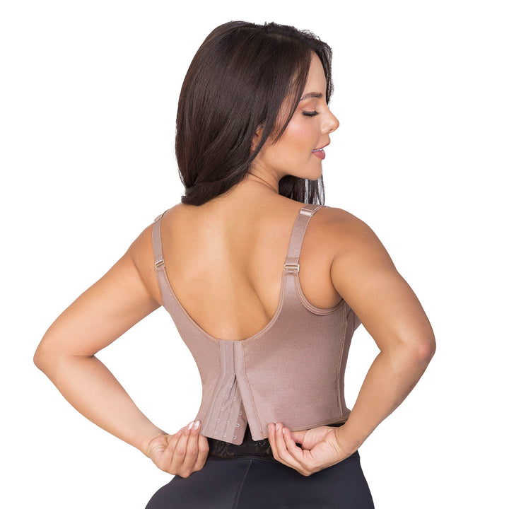 Sujetador salomé bc100 brasier de realce control rollitos espalda