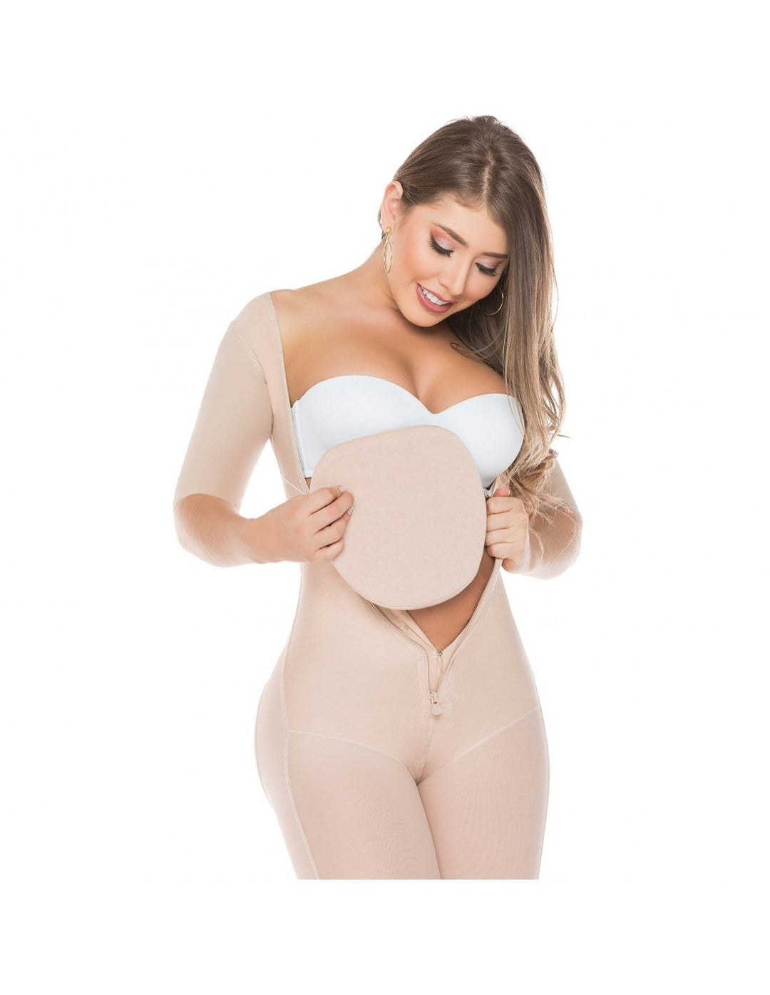 Tabla abdominal 2507 - beige / unica