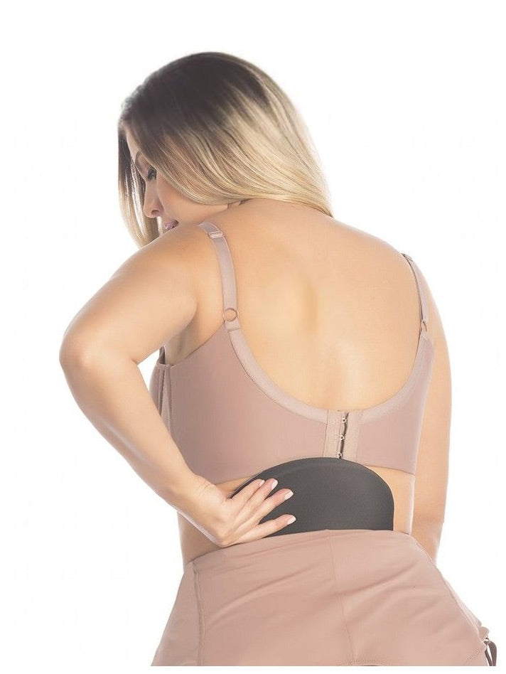 Tabla lumbar fajate almohadilla espuma postquirurgica - negro