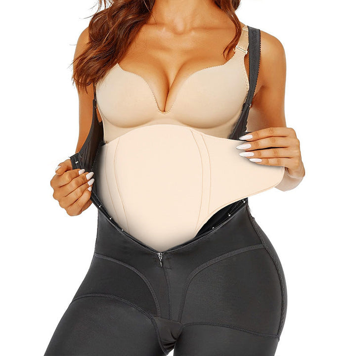 Tabla post quirurgica abdominal mariposa vientre liposuccion abdominoplastia post-parto - talla única / beige