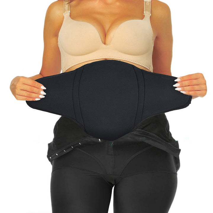 Tabla post quirurgica abdominal mariposa vientre liposuccion abdominoplastia post-parto - talla única / negra