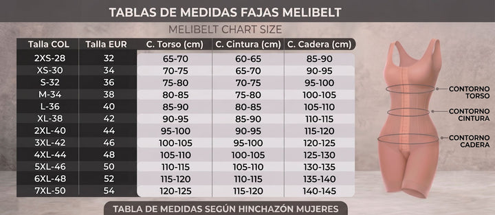 FAJA CHALECO RELOJ DE ARENA MELI BELT ESTILIZA CINTURA ABDOMEN ELIMINA ROLLOS DE LA ESPALDA