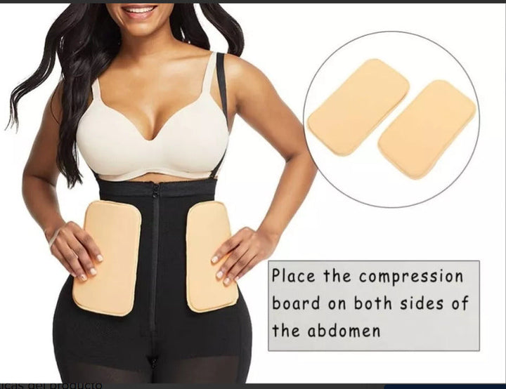 Tablas laterales abdomen alta compresion postquirurgica abdominoplastia - talla única
